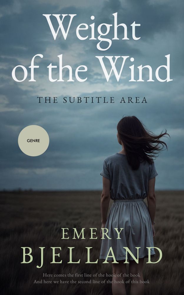 Front view of Nevada #33558 - Premade Literary Fiction Book Cover | BookCoverZone