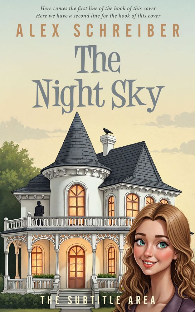 Front view of Tana #335733 - Premade Fantasy Book Cover | BookCoverZone