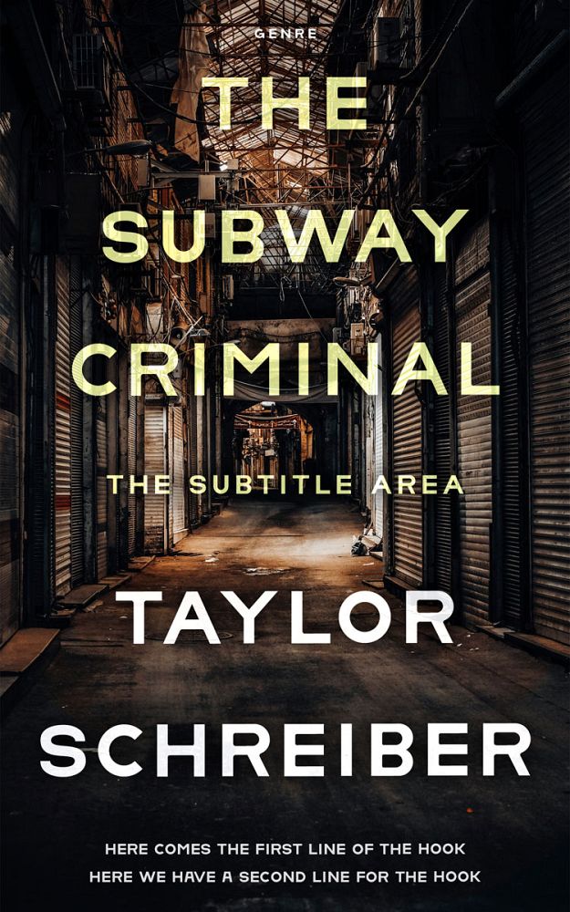 Front view of Cod Gray #335861 - Premade Mystery & Thriller & Suspense Book Cover | BookCoverZone