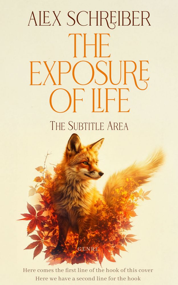 Front view of Wheatfield #33613 - Premade Nature Book Cover | BookCoverZone