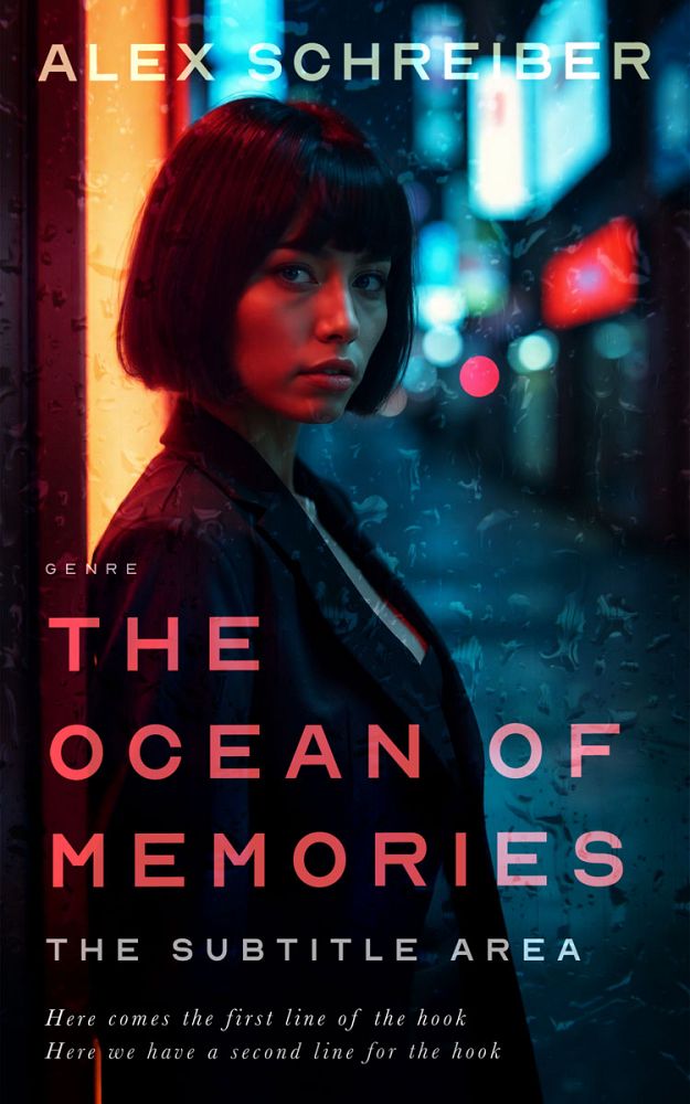 Front view of New York Pink #33699 - Premade Mystery & Thriller & Suspense Book Cover | BookCoverZone