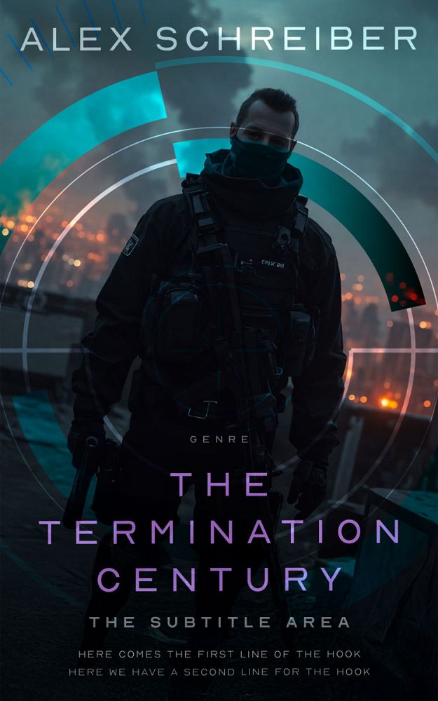 Front view of Bunker #33704 - Premade Science Fiction Book Cover | BookCoverZone