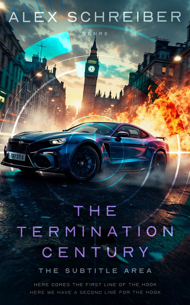 Front view of Tan #33711 - Premade Mystery & Thriller & Suspense Book Cover | BookCoverZone