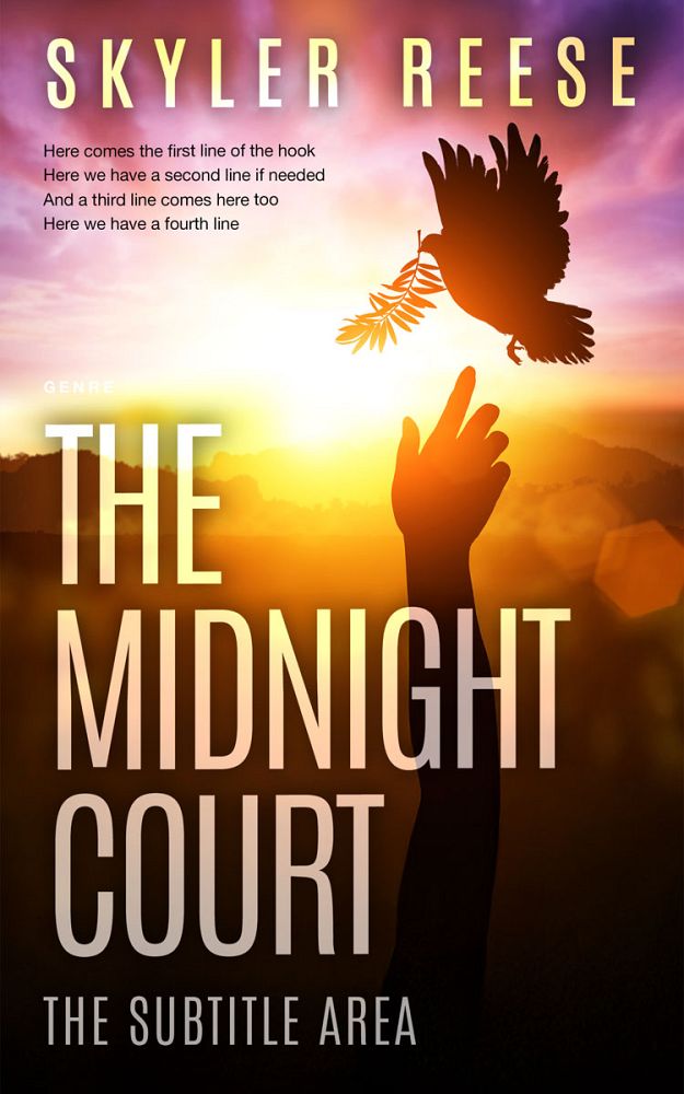 Front view of Graphite #33893 - Premade Religion & Spirituality Book Cover | BookCoverZone