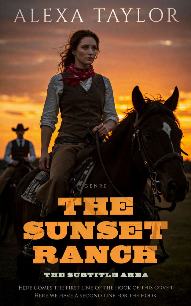 Front view of Raw Sienna #34103 - Premade Mystery & Thriller & Suspense Book Cover | BookCoverZone