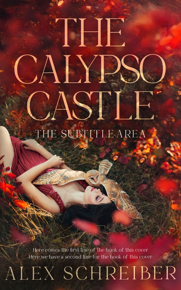 Front view of Cocoa Bean #34299 - Premade Fantasy Book Cover | BookCoverZone