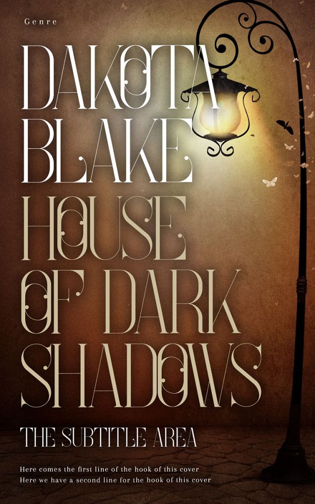 Front view of Metallic Bronze #34487 - Premade Poetry Book Cover | BookCoverZone