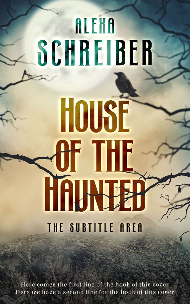 Front view of Akaroa #34795 - Premade Horror Book Cover | BookCoverZone