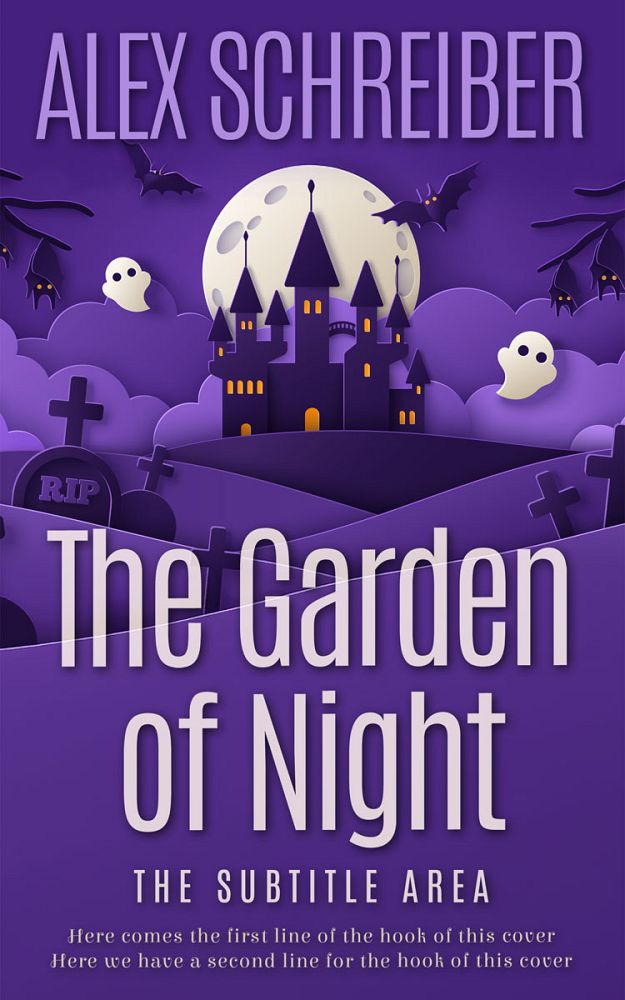 Front view of Minsk #34796 - Premade Horror Book Cover | BookCoverZone