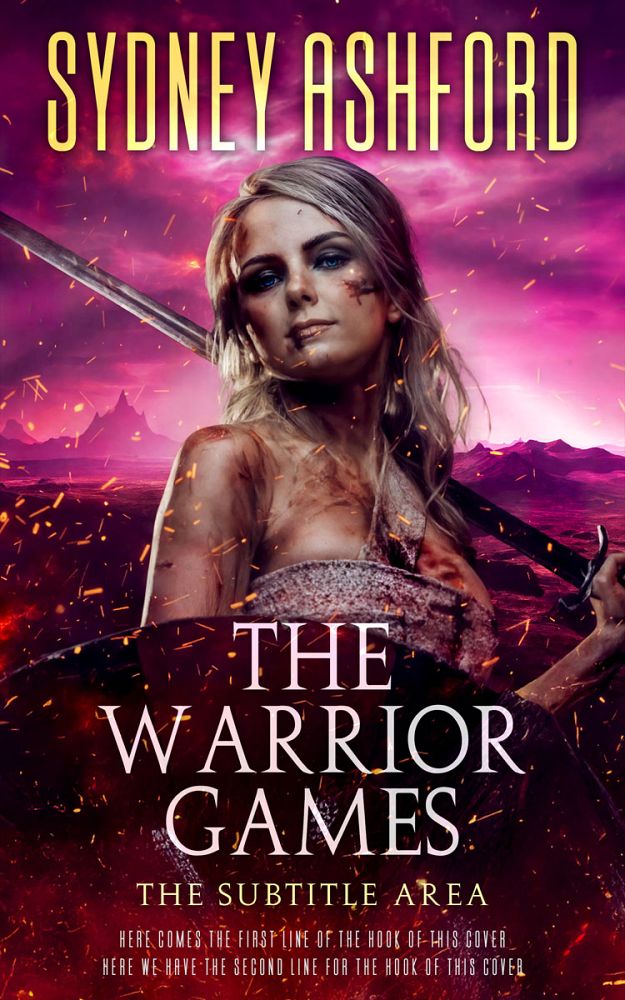 Front view of Aubergine #34875 - Premade Fantasy Book Cover | BookCoverZone