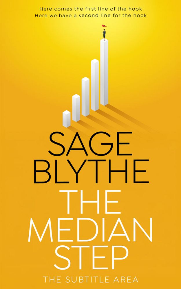 Front view of Buttercup #34965 - Premade Self-Improvement & Self-Help Book Cover | BookCoverZone