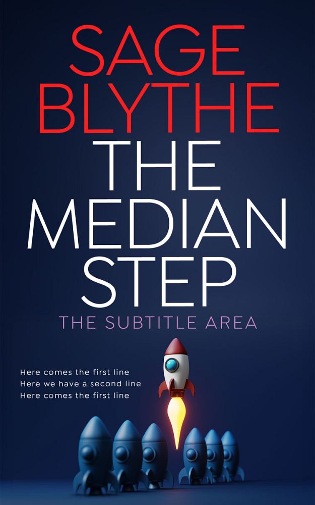 Front view of Big Stone #34967 - Premade Science Fiction Book Cover | BookCoverZone