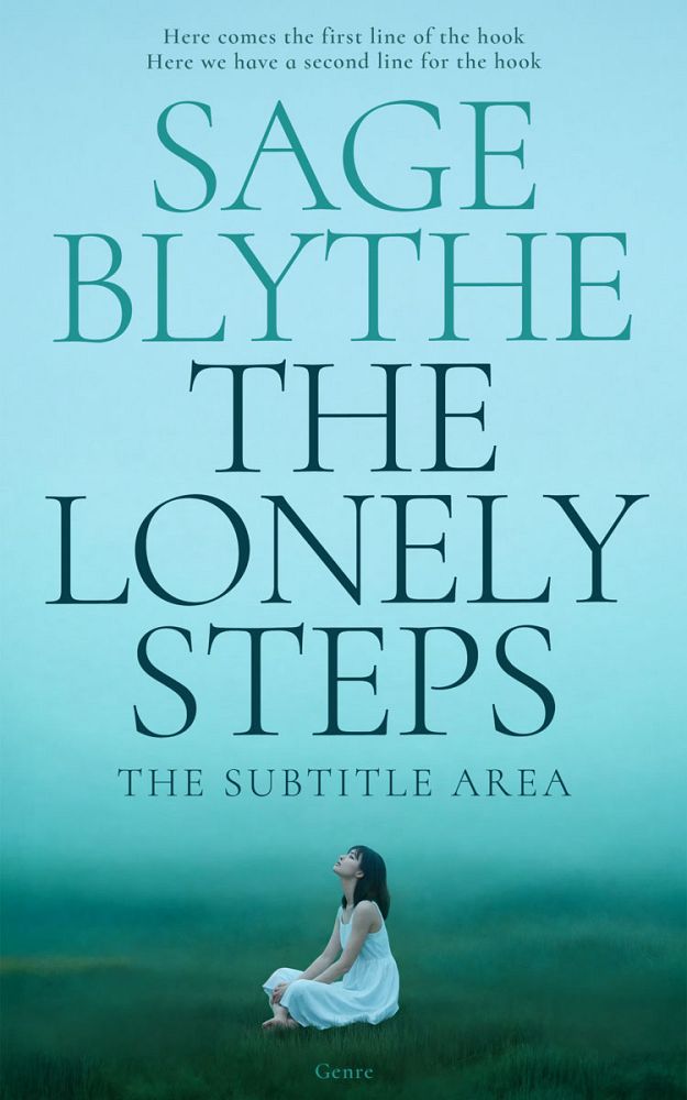 Front view of Water Leaf #34971 - Premade Literary Fiction Book Cover | BookCoverZone