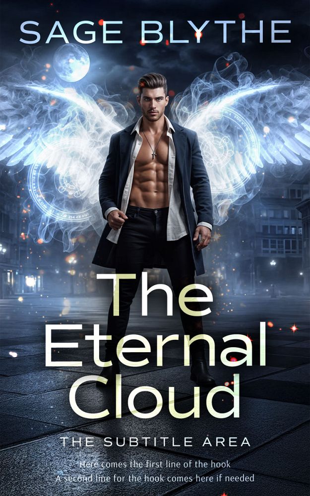 Front view of Ebony Clay #35070 - Premade Fantasy Book Cover | BookCoverZone