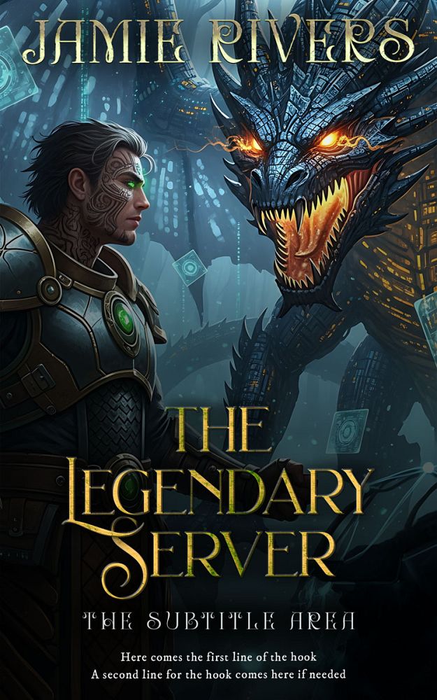 Front view of Bunker #35111 - Premade LitRPG Book Cover | BookCoverZone