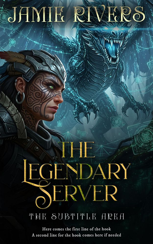 Front view of Bunker #35112 - Premade LitRPG Book Cover | BookCoverZone