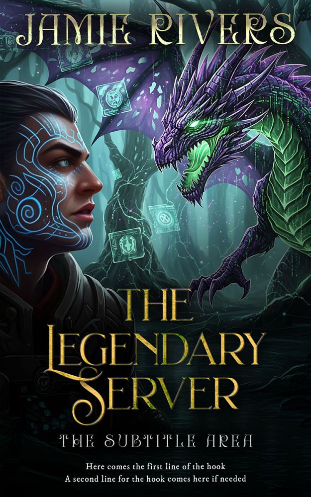 Front view of Woodsmoke #35113 - Premade LitRPG Book Cover | BookCoverZone