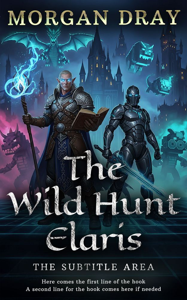 Front view of Mirage #35124 - Premade LitRPG Book Cover | BookCoverZone