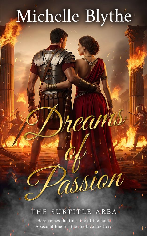 Front view of Saddle #35147 - Premade Romance Book Cover | BookCoverZone