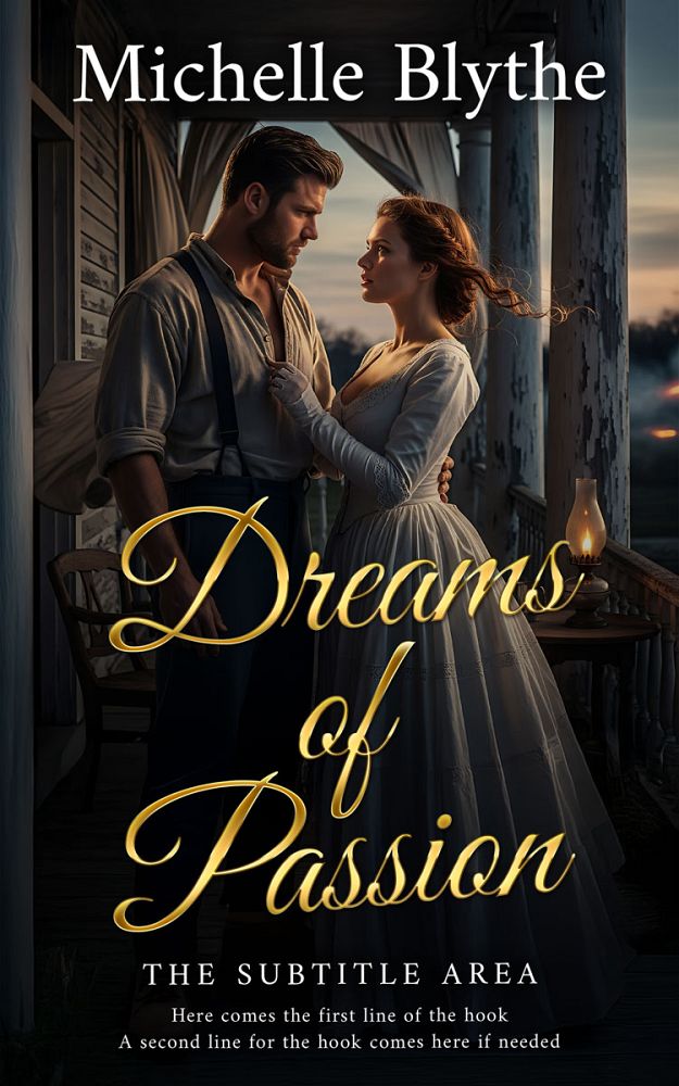 Front view of Cod Gray #35152 - Premade Romance Book Cover | BookCoverZone