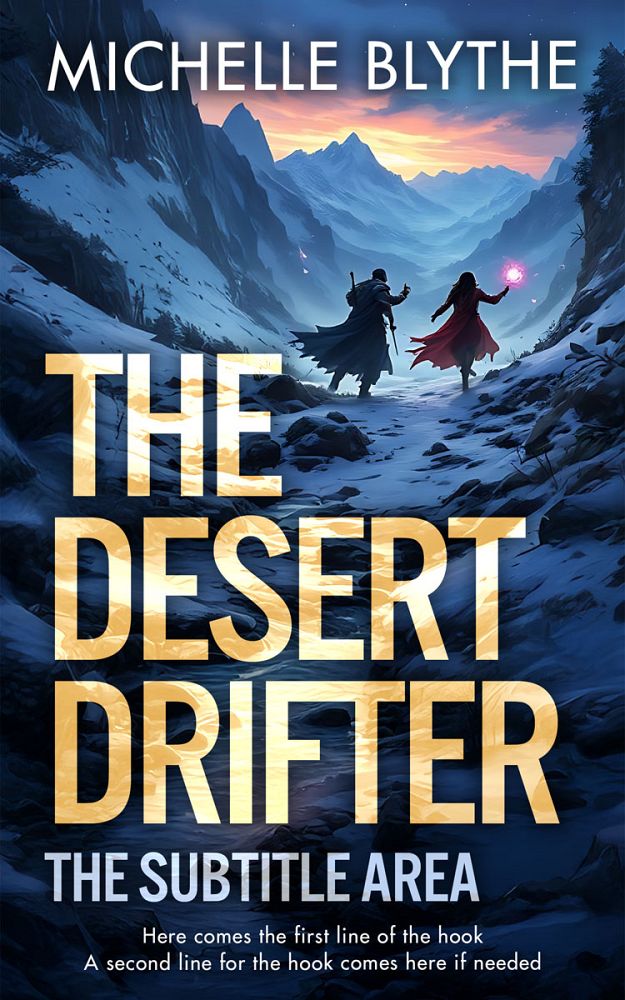 Front view of Hampton #35191 - Premade LitRPG Book Cover | BookCoverZone