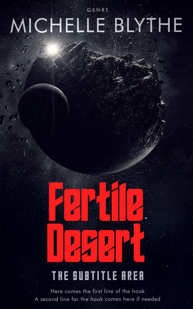 Front view of Vulcan #35213 - Premade Science Fiction Book Cover | BookCoverZone