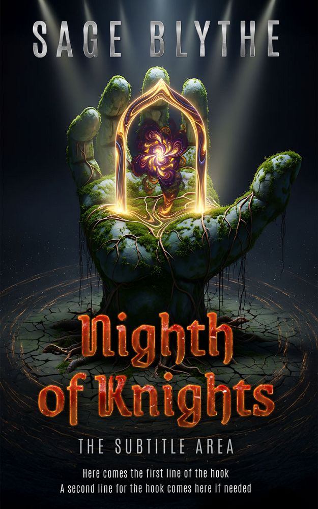 Front view of Woodsmoke #35306 - Premade Fantasy Book Cover | BookCoverZone