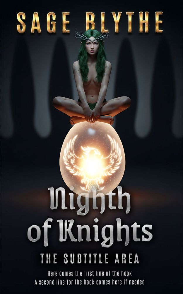 Front view of Woodsmoke #35309 - Premade Fantasy Book Cover | BookCoverZone