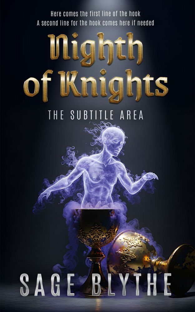 Front view of Mirage #35313 - Premade Fantasy Book Cover | BookCoverZone