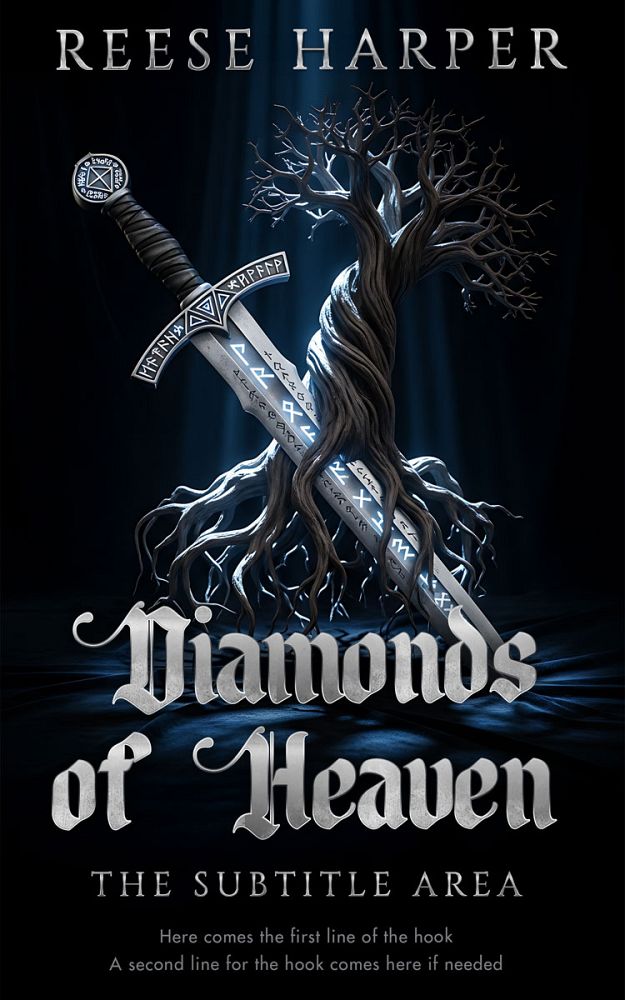 Front view of Bunker #35324 - Premade Fantasy Book Cover | BookCoverZone