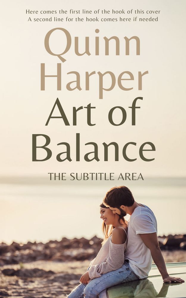 Front view of White Rock #35347 - Premade Romance Book Cover | BookCoverZone