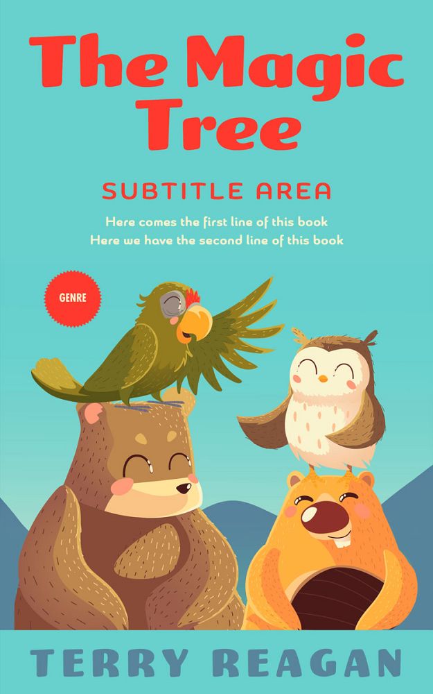 Front view of Downy #50014 - Premade Children's Book Cover | BookCoverZone