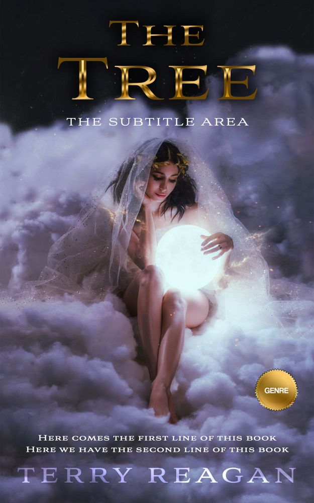 Front view of Gun Powder #50042 - Premade Fantasy Book Cover | BookCoverZone