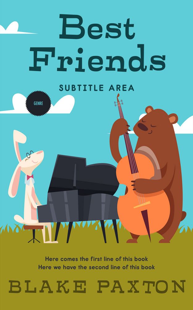 Front view of Viking #50049 - Premade Children's Book Cover | BookCoverZone
