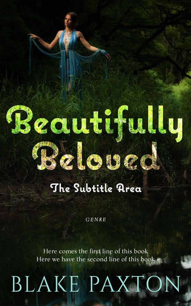 Front view of Marshland #50059 - Premade Fantasy Book Cover | BookCoverZone