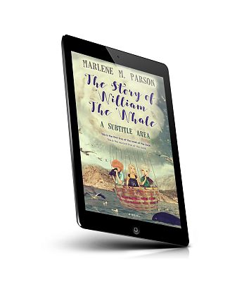 book cover on a tablet view