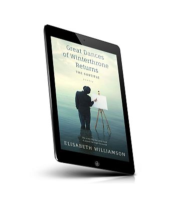 book cover on a tablet view