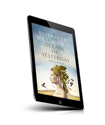 book cover on a tablet view