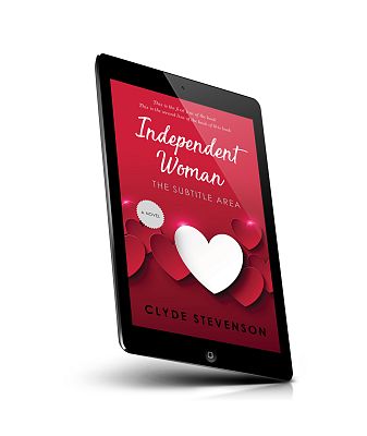 book cover on a tablet view