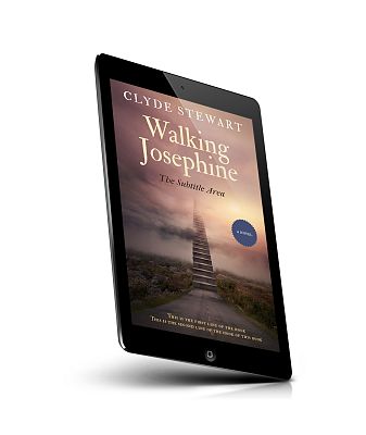 book cover on a tablet view
