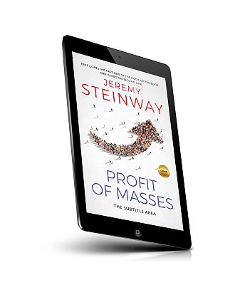 book cover on a tablet view