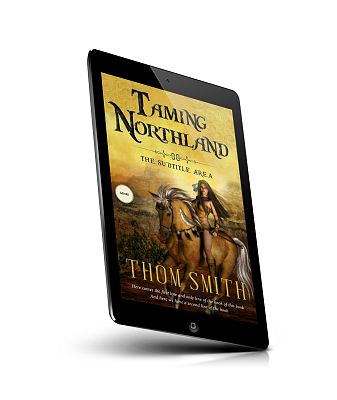 book cover on a tablet view