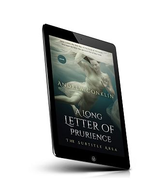 book cover on a tablet view