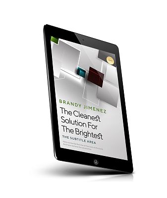 book cover on a tablet view