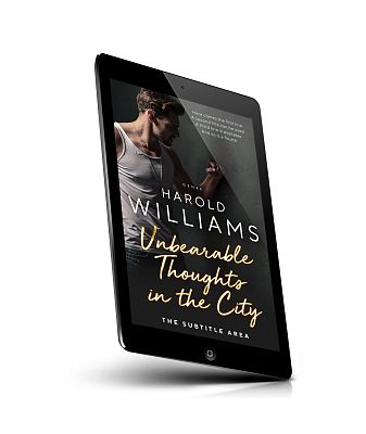 book cover on a tablet view