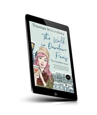 book cover on a tablet view