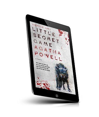 book cover on a tablet view
