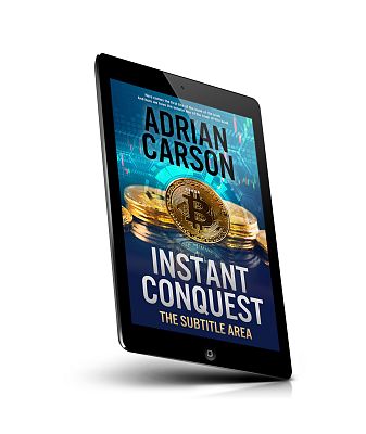 book cover on a tablet view