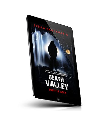 book cover on a tablet view