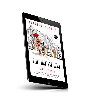book cover on a tablet view